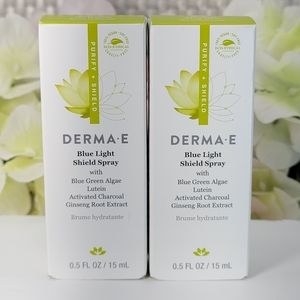 Derma E Blue Light Shield Spray - 2 PCs - NIB